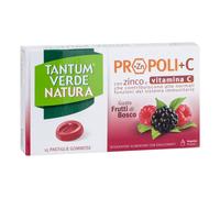 Tantum TANTUM VERDE NATURA PROPOLI+C CON ZINCO E VITAMINA C 15 PASTIGLIE GOMMOSE GUSTO FRUTTI DI BOSCO