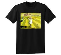 TANUVJXK Genesis T Shirt Nursery cryme Vinyl CD Cover Black M