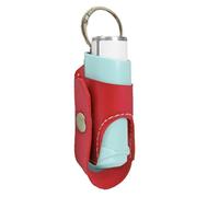 Tanxemery Custodia per inalatore in pelle, per esterni, in pelle, per campeggio, viaggi, viaggi d'affari, casa, scuola, Colore: rosso, vedi descrizione, Vedi descrizione