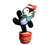 Tanxemery Giocattolo Peluche Albero di Natale,Albero di Natale Elettrico con Luci e Canto | Decorazioni per Ringraziamento - Ideale per Compleanni e Celebrazioni