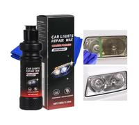 Tanxemery Kit per la Riparazione dei Fari | Lozione Detergente Fari 120ml,Detergente Restauratore per Rifacimento Camion Camper e Veicoli