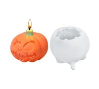 Tanxemery Stampi Halloween - Stampo in Silicone per Stucco | Stampo per Artigianato Tematici Spaventosi Facile da Rimuovere per Resina Epossidica Gesso Aromaterapia Decorazioni Halloween Creazione