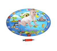 Tanxemery Tappetino da gioco per gatti, giocattolo interattivo, 99 x 99 cm, gonfiabile, con pompa, per giardino, camera all'aperto, appartamento, cuccioli e gatti