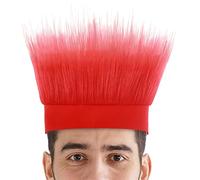 Tanxemery Troll, parrucca Crazy Hair - Divertente berretto della novità, fascia per capelli, comodo copricapo per Spirit Day, eventi sportivi e cosplay