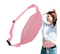 Tanxier Borse da spiaggia in mesh, borsa da spiaggia a maglie per bambini - Borsa da viaggio con regolabile - Organizzatore leggero, pacchetto in vita con cerniera per la che corre in viaggio