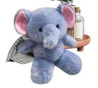 Tanxier Peluche Elefante | Morbido Animale Di Peluche Coccoloso,Decorazione per Camera dei Bambini Soggiorno Divano Comodino Mensola,Viaggio Auto Ufficio Regalo