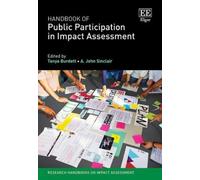 Tanya Burdett Handbook of Public Participation in Impact Asse (Copertina rigida)