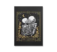 Tanyang Tarocchi Poster Teschio Amore Tarocchi Carta Pittura Parete Immagine Arte E Stampe Dedicate Agli Amanti Dei Tarocchi Anniversario 30X40Cm Senza Telaio