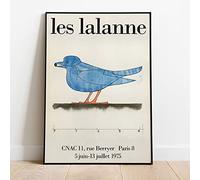 Tanyang Vintage Les Lalanne Blue Bird Poster Stampe Jean Cocteau Astratto Canvas Painting Exhibition Wall Art Pictures Living Room Decor 60X90Cm Senza Telaio