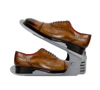 TANYEAR 20 portascarpe regolabili regolabili per scarpe, 3 regolabili in altezza, organizer per scarpe, salvaspazio, grigio