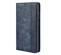 TANYO Cover Custodia Folio in Pelle per LG Velvet 4G / 5G, Premium PU/TPU Portafoglio Case con Slot per Schede, Flip Wallet Libro - Blu