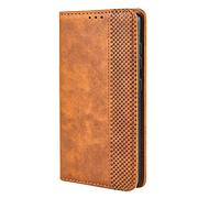 TANYO Cover Custodia Folio in Pelle per LG Velvet 4G / 5G, Premium PU/TPU Portafoglio Case con Slot per Schede, Flip Wallet Libro - Marrone