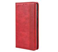 TANYO Cover Custodia Folio in Pelle per Samsung Galaxy A31, Premium PU/TPU Portafoglio Case con Slot per Schede, Flip Wallet Libro - Rosso
