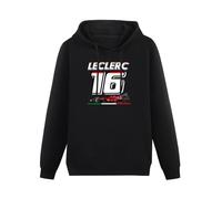 TANYOUPIN Charles Leclerc Fashion Hoodys Race Male Graphic Streetwear Hoodie Racing Mens Hoodie Black XL