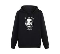TANYOUPIN Hoody Charles Manson Fuuuuuuuck You all Blood Vintage Tattoo Fucking Murder Hippy 22 Long Sleeve Sweatshirts Black M