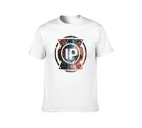 TANYOUPIN I Prevail Mens Short Sleeve White 3XL