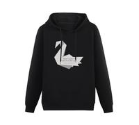 TANYOUPIN Prison Break Origami Swan Michael Scofield Men's Hoody 25 Colours Cartoon Hoody Black L