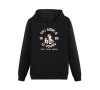 TANYOUPIN Scarface World Is Yours Emblem Men's Hoody Money Power Respect Pacino Gangster Black M