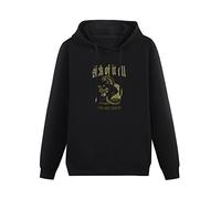 TANYOUPIN Sick of It all Panther Men's Fleece Hoodie Adult Sweater Black M