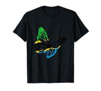 Tanzanian Roots Tanzanian Pride Bandiera della Tanzania a forma di farfalla Maglietta