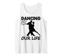 Tanzer Ist unser Leben - Maglietta con Scritta in Lingua Tedesca Canotta