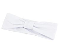 tanzmuster Fascia per Capelli Coco da Bambina con Finto Nodo in Bianco