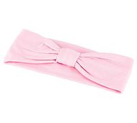 tanzmuster Fascia per Capelli Coco da Bambina con Finto Nodo in Rosa