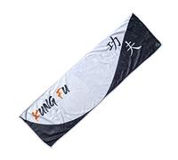 TAO Asciugamano Sportivo Leggero in Cotone e Microfibra Ultra Assorbente Asciugamano per uomini e donne (Kung Fu)