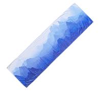 TAO Asciugamano Sportivo Leggero in Cotone e Microfibra Ultra Assorbente Asciugamano per uomini e donne (Montagna Blu)