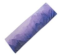 TAO Asciugamano Sportivo Leggero in Cotone e Microfibra Ultra Assorbente Asciugamano per uomini e donne (Montagna Viola Scuro)