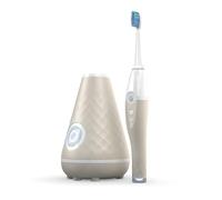 TAO Clean Spazzolino da denti sonico disinfettante UV e stazione di pulizia, spazzolino elettrico, regolazione doppia velocità, arenaria