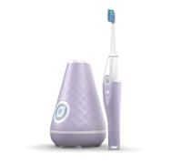 TAO Clean Spazzolino da denti sonico disinfettante UV e stazione di pulizia, spazzolino elettrico, regolazione doppia velocità, Lilac Bliss