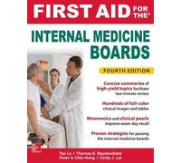 Tao Le Cindy Lai Tom Baudendi First Aid for the Internal Medicine Bo (Tascabile)