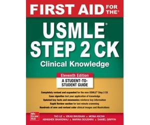 Tao Le Daniel Griffin Vikas Bhushan Marin First Aid for the USMLE S (Tascabile)