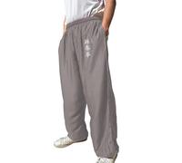 TAO MARTIAL Pantaloni Kung Fu Stile Tai Chi e Wing Chun Pantaloni con Tasche Larghe in Viscosa, V3, M