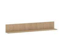 Tao - Scaffale da parete per camera da letto, larghezza 135 cm | Scaffale sospeso con pannello posteriore per libri e decorazioni nella cameretta dei bambini e ragazzi 19,6 cm di profondità