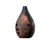 Tao Xun Professionale Per Principianti Di Ocarina A Dieci Fori Che Suona L'antico Strumento Ocarina Di Sabbia Viola Xun Tasto E Tasto F Tasto G (Color : F key)