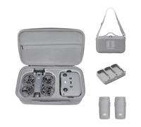 TaoAcc Borsa portatile per drone DJI Neo2, compatibile con il kit DJI Neo2, capienza per telecomando RC-N3, 2 batterie e 1 stazione di ricarica, borsa da viaggio per drone con tracolla, Grigio