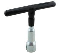 TAODAN Chiave a bussola in acciaio al carbonio con manico a T, 7,5 cm di lunghezza, dado a farfalla per avvitatore e gancio Q