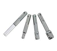TAODAN Kit adattatore SDS Plus da 1/4 di pollice esagonale e connettori di estensione per punte da trapano standard convenzionali da 1/4" 3/8" 1/2"