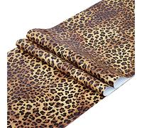Taogift Pellicola autoadesiva in vinile leopardato, carta da parati per armadi, cassettiere, tavoli, pareti, mobili, artigianato, decalcomania rimovibile 45 cm x 3 m