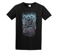 TAOKEBEAR As I Lay Dying Poster Art Unisex 100% Cotton Short-Sleeve T-Shirts Black L