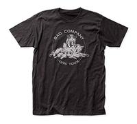 TAOKEBEAR Bad Company 1976 Tour Concert Run with The Pack Cover Unisex 100% Cotton Short-Sleeve T-Shirts Black XXXL