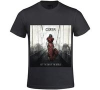 TAOKEBEAR Cilver Not The End of World Music Unisex 100% Cotton Short-Sleeve T-Shirts Black XXL