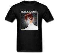 TAOKEBEAR Danielrauda Mister Asylum Highly Suspect Unisex 100% Cotton Short-Sleeve T-Shirts Black XXXL