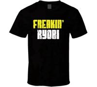 TAOKEBEAR Destroy Momentfreakin' Ryobi Cool Father's Day Dad Grandpa Funny Unisex 100% Cotton Short-Sleeve T-Shirts Black XXXL