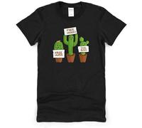 TAOKEBEAR Free Hugs Cute Cactus Gift Idea Unisex O-Neck 100% Cotton Short-Sleeve T-Shirts Black XXXL