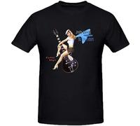 TAOKEBEAR Jeff Beck Crazy Legs Unisex 100% Cotton Short-Sleeve T-Shirts Black S