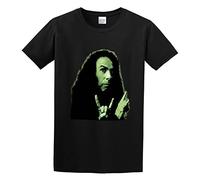 TAOKEBEAR William Burke Dio Ronnie Unisex O-Neck 100% Cotton Short-Sleeve T-Shirts Black M