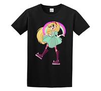 TAOKEBEAR Woman Star Vs. The Forces of Evil Quotes Unisex O-Neck 100% Cotton Short-Sleeve T-Shirts Black L